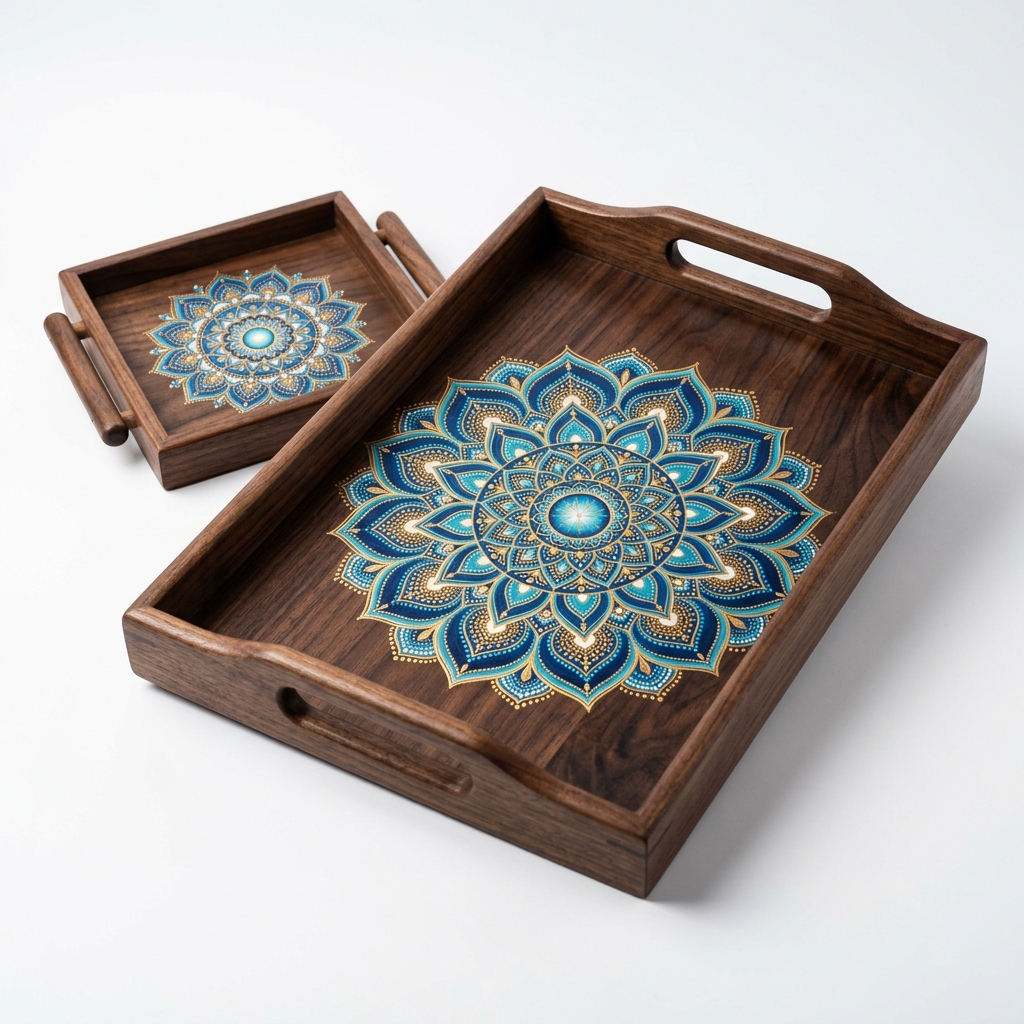 Premium custom wooden trays